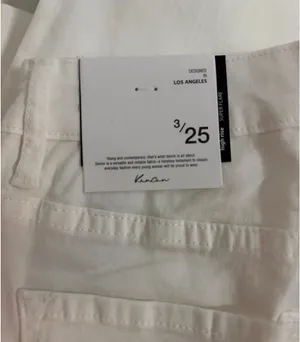 KanCan White Super Flare Jeans thumbnail 6