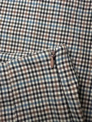 Loft Curvy Gingham Plaid Tailored Pants Size 8 thumbnail 4