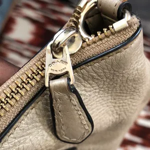 COACH KELSEY METALLIC GOLD PEBBLED LEATHER SHOULDER HAND BAG PURSE TOP HANDLE SATCHEL F36675 Approx 13” Wide x 10” Tall x 3.5” Deep Comes with dustbag thumbnail 5