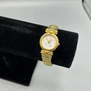 Valdawn Fluttering By To Say Hi Watch 2001 Gold Tone Stretch Needs Battery VTG thumbnail 7