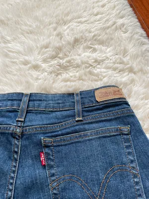 Levi High Rise Denim Shorts thumbnail 4
