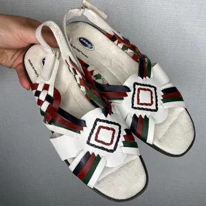 Dr. Scholls |‎ Vintage Tribal Aztec Patten 9 thumbnail 3