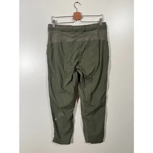 Lululemon Dance Studio Mid-Rise Cropped Pants Army Green Size 10 thumbnail 4