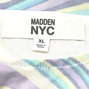 Madden NYC Pastel Corset Ruched Top in Nantucket Breeze Size XL thumbnail 6