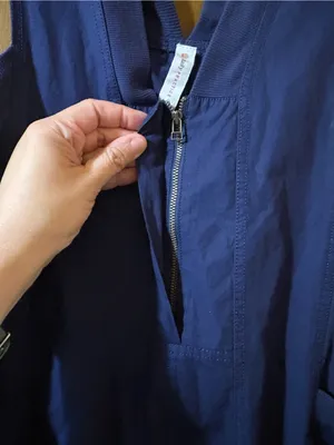 Anthropologie Daily Practice navy sleeveless jumpsuit thumbnail 7