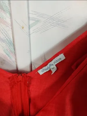 Charlotte Russe Red Romper thumbnail 5