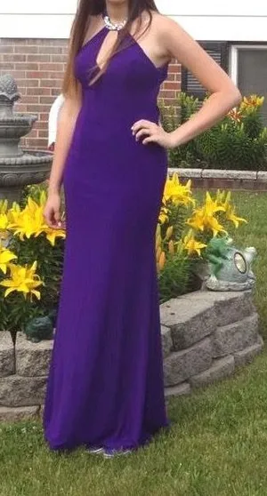 Purple Formal Dress thumbnail 1