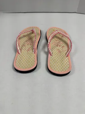 Beautiful Bamboo Seagrass Footbed‎ Flip Flop - Size 7.5. thumbnail 2
