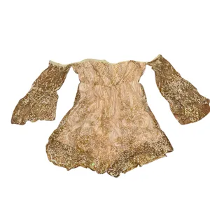 Gold glitter romper Size L thumbnail 2