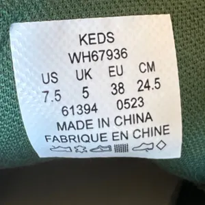 EUC KEDS X STAUD The Court Sneakers Cream and Green Women's Sz 7.5 Sold Out thumbnail 11