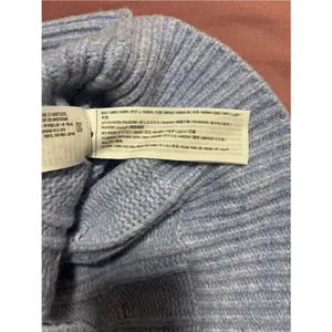 Abercrombie & Fitch Light Blue Cable Knit Crewneck Sweater Size M thumbnail 3