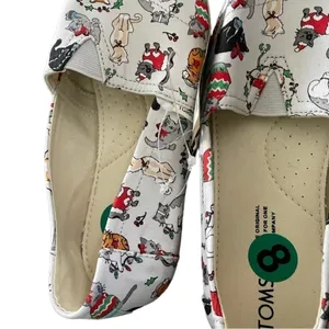 Toms Christmas Cats Shoes 8 thumbnail 3