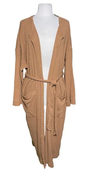 FREE PEOPLE BEACH Women’s Boho Coastal Cooper Belted Pocket Duster thumbnail 1