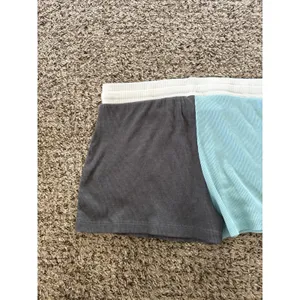 Lagaci Women's Light Blue Gray White Pajama‎ Shorts Size Medium thumbnail 7