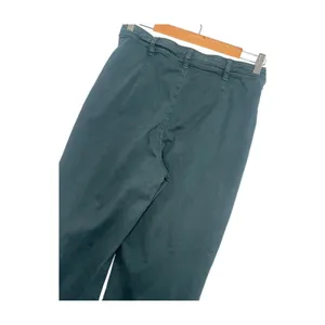Marine Layer Pants Womens 10 Green Wide Leg High Rise Raw Hem Stretch Classic thumbnail 8