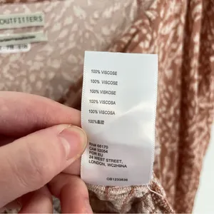 URBAN OUTFITTERS UO Old Soul Smocked Top Mauve Pink ish Leopard Cheetah Crop Top thumbnail 11