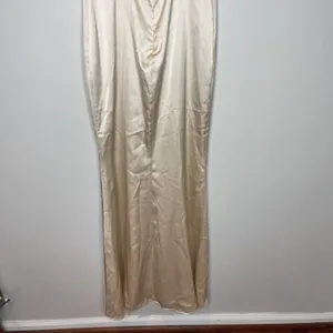 New Fame & Partners High Neck Mermaid Skirt‎ Golden Dress US 0 thumbnail 7