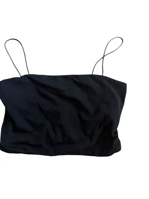 SHOWPO Black Crop Tank Top Size US 4 Womens thumbnail 3