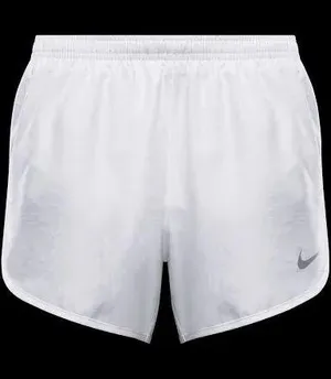 Nike White Dri-Fit Tempo Running Shorts thumbnail 3