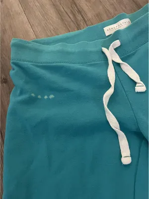 VTG Aeropostale Sweatsuit Set Womens Sz M Teal Spellout Y2K thumbnail 3