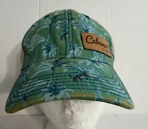 Legacy Cabana Green Palm-Print Cap thumbnail 1