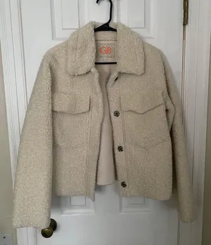 Gianni Bini Cream-Colored Wool Coat thumbnail 1