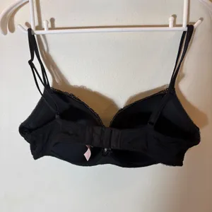 Victoria's Secret Black Lace Padded‎ Demi Bra Size 36D thumbnail 2