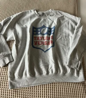 Etsy Taylor Swift Taylor's Version grey sweatshirt Size XL #swiftie #merch thumbnail 1