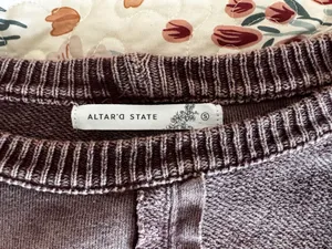 Altar'd State maroon sweater thumbnail 2