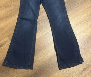 Dear John American classic ladies cotton blend flare wide leg jeans size 26 thumbnail 3