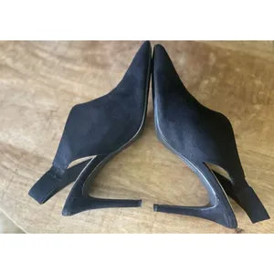 NWOT Jones New York Signature Collection Black Suede Heels Chloe Size 9M thumbnail 9