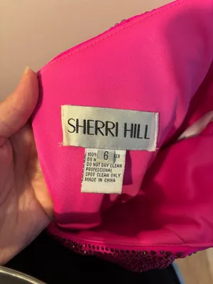 Sherri Hill Homecoming Dress Pink thumbnail 2
