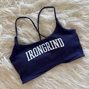 Iron Grind Athletics Eden Sports Bra Navy Blue Size Medium thumbnail 4
