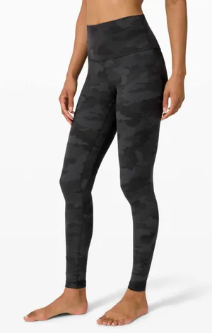 NEW Lululemon Align 28" size 10 Heritage 365 Camo Deep Coal Multi thumbnail 1