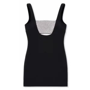 New!‎ SUPERDOWN Dawn Mini Dress Black Cutout Embellished Small thumbnail 3