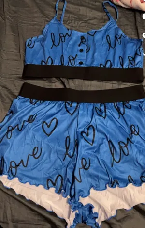 Pajama Set Blue Size L thumbnail 1