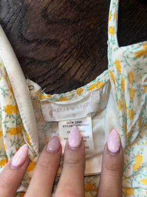 Altar'd State yellow romper thumbnail 2