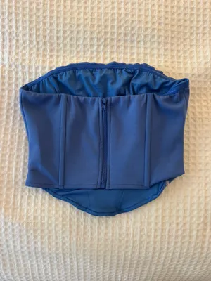 Royal Blue Princess Polly Corset Top thumbnail 3