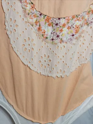 Oli & Hali Layered Heart Patchwork Relaxed Fit Shabby Chic Boho Cottagecore Top thumbnail 5