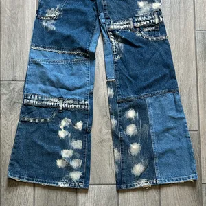 Jaded London Distressed Patchwork Jeans thumbnail 7