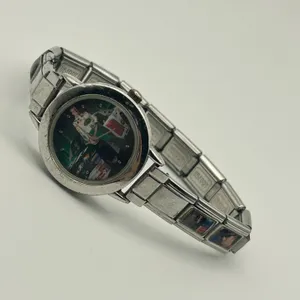 NASCAR Collectible Watch Silver-tone Women’s Watch Working New Battery thumbnail 4