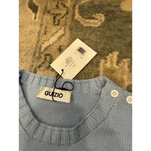 Guizio Americana Love Sweater Blue Oversized Sz Small NWT $188 thumbnail 14