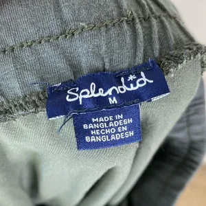 Splendid Army Green Camo Print High Rise Jogger Pants thumbnail 4