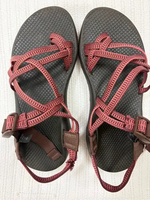 Chaco Vibran Zx/2 Classic Double Strap Toe Loop Sandals Marrón Size W8 thumbnail 1
