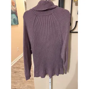 Altar'd State Purple Ribbed Turtleneck Sweater Soft Knit Lavender Women Medium thumbnail 4