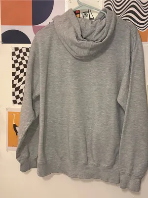 Stüssy Tie-Dye Logo Gray Pullover Hoodie Medium thumbnail 4