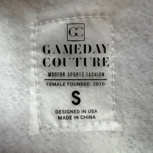 Go Couture Gameday Couture‎ Washington State Cougars WSU Small Sweatshirt Crewneck Gray thumbnail 3