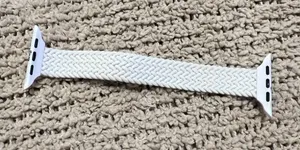 Apple White Braided Solo Loop Watch Band thumbnail 1