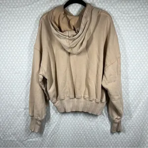 Aerie Tan‎ Bow Embroidered Crop Hoodie thumbnail 7