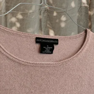 Sophia Cashmere Dusty Rose Sweater Small thumbnail 2